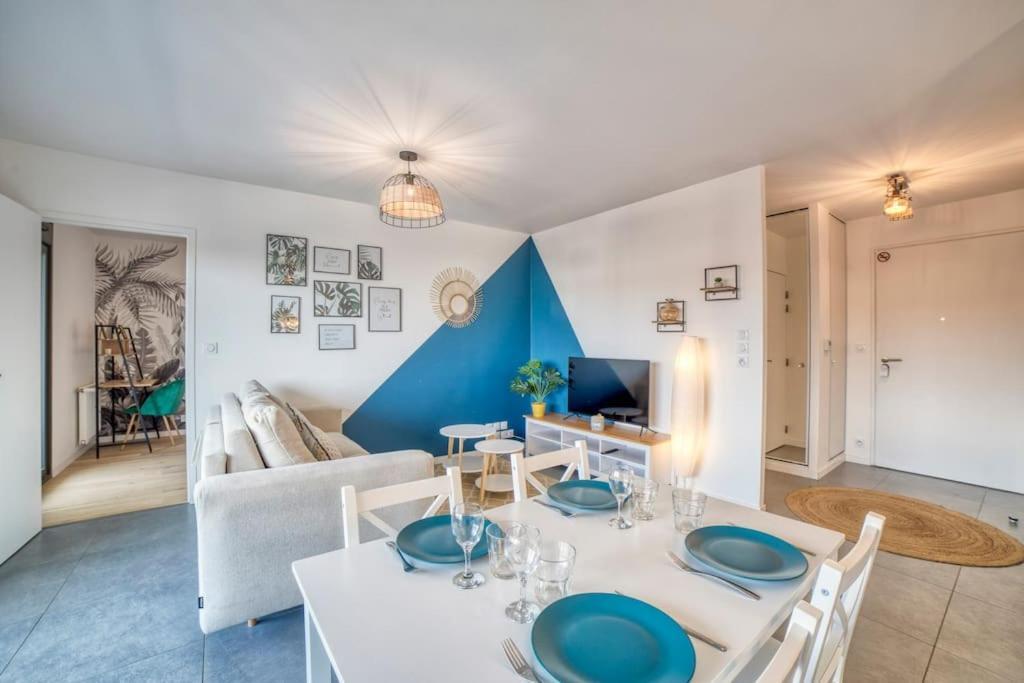 Appartamento Modern'Blue - Gare Annemasse A 3Min-Geneve Acces Direct Esterno foto