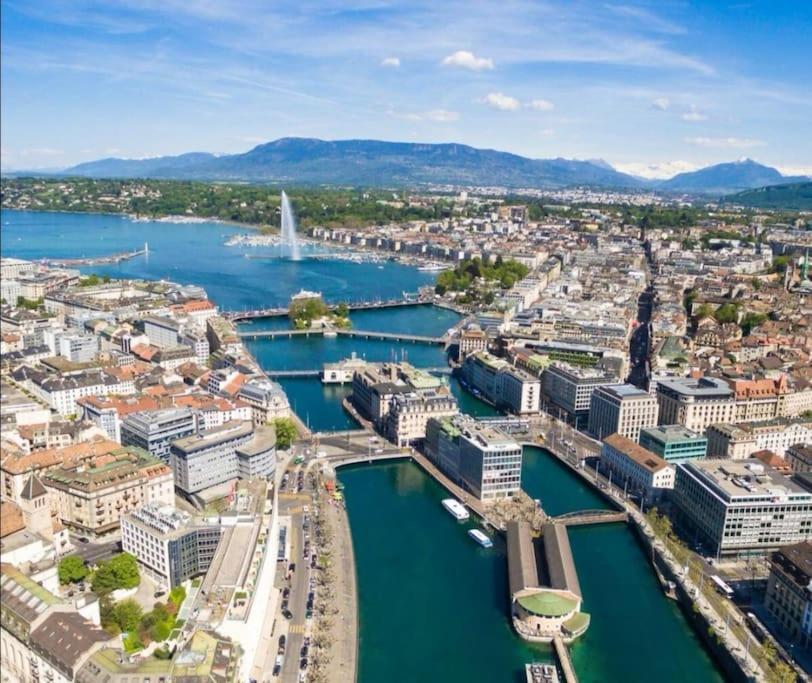 Appartamento Modern'Blue - Gare Annemasse A 3Min-Geneve Acces Direct Esterno foto